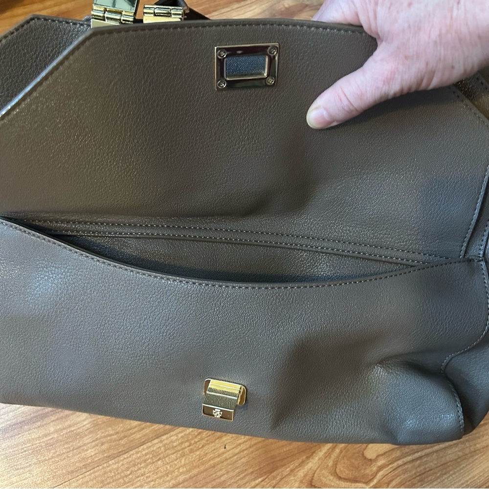 3/$20 taupe shoulder bag - Picture 4 of 7